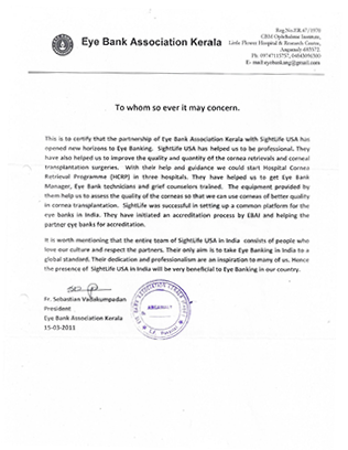 Eye Bank Association Kerala